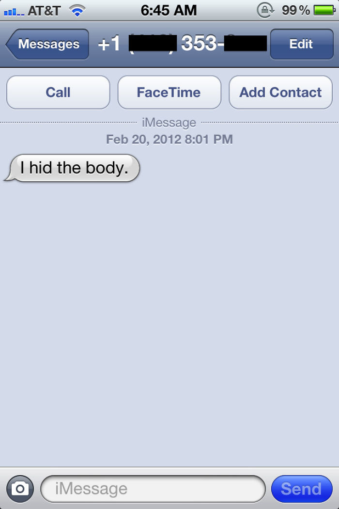 Woke Up To This Text From A Random Number