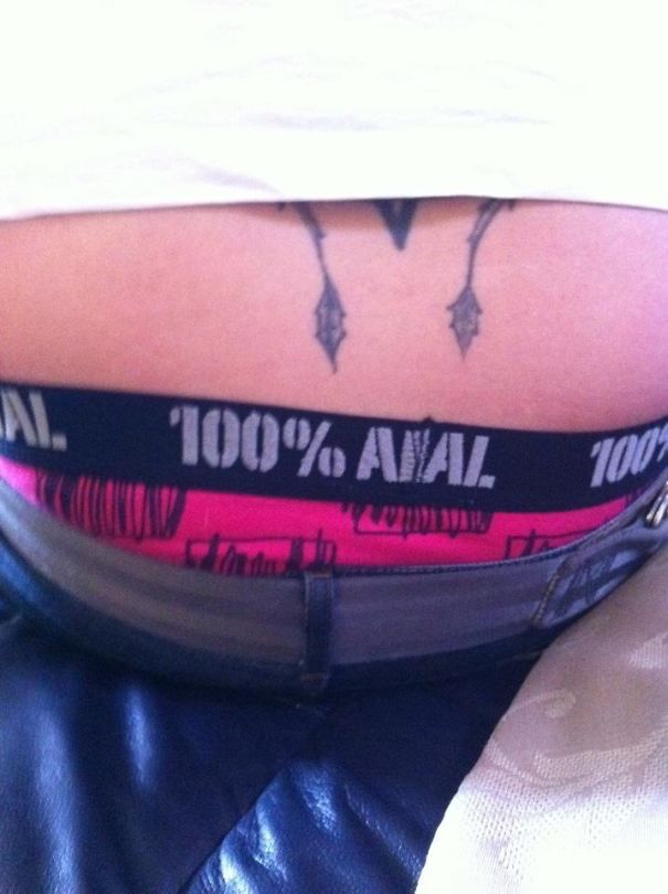 My Girlfriend Noticed A Stitching Error On My Boxers. It's Meant To Say Animal. I Can Live With It