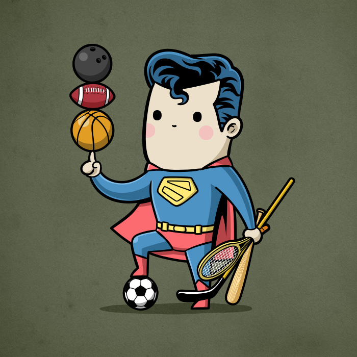 Sporty Superman - All Sports