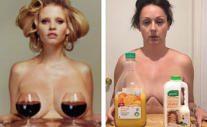 Woman Continues To Hilariously Recreate Celebrity Instagram Photos (10+ Pics)