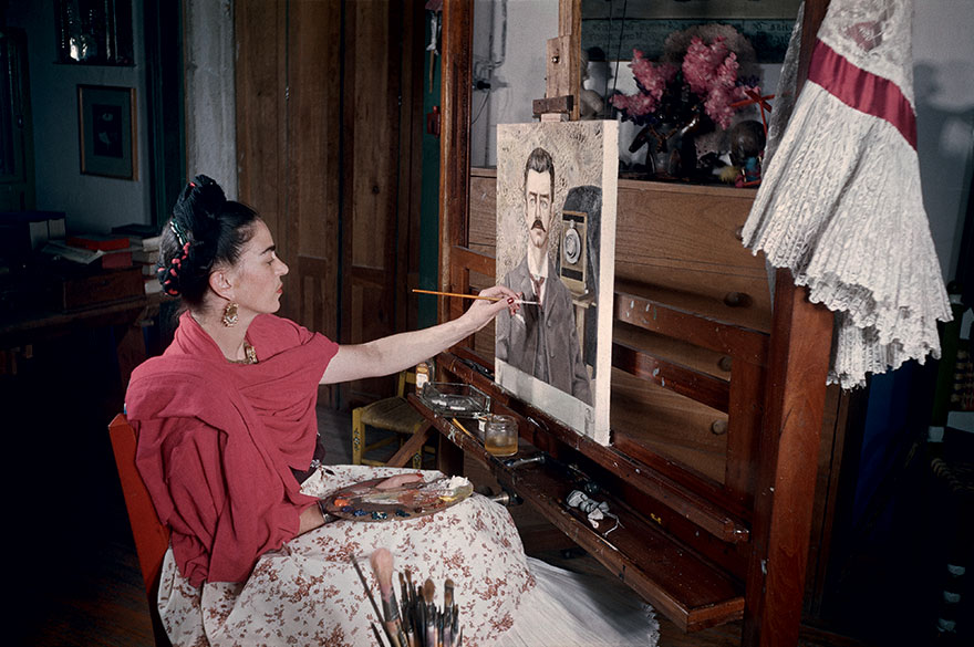  rare photos frida kahlo during last years 