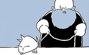 10+ Fun Comics About The Daily Struggles Of A Big Man