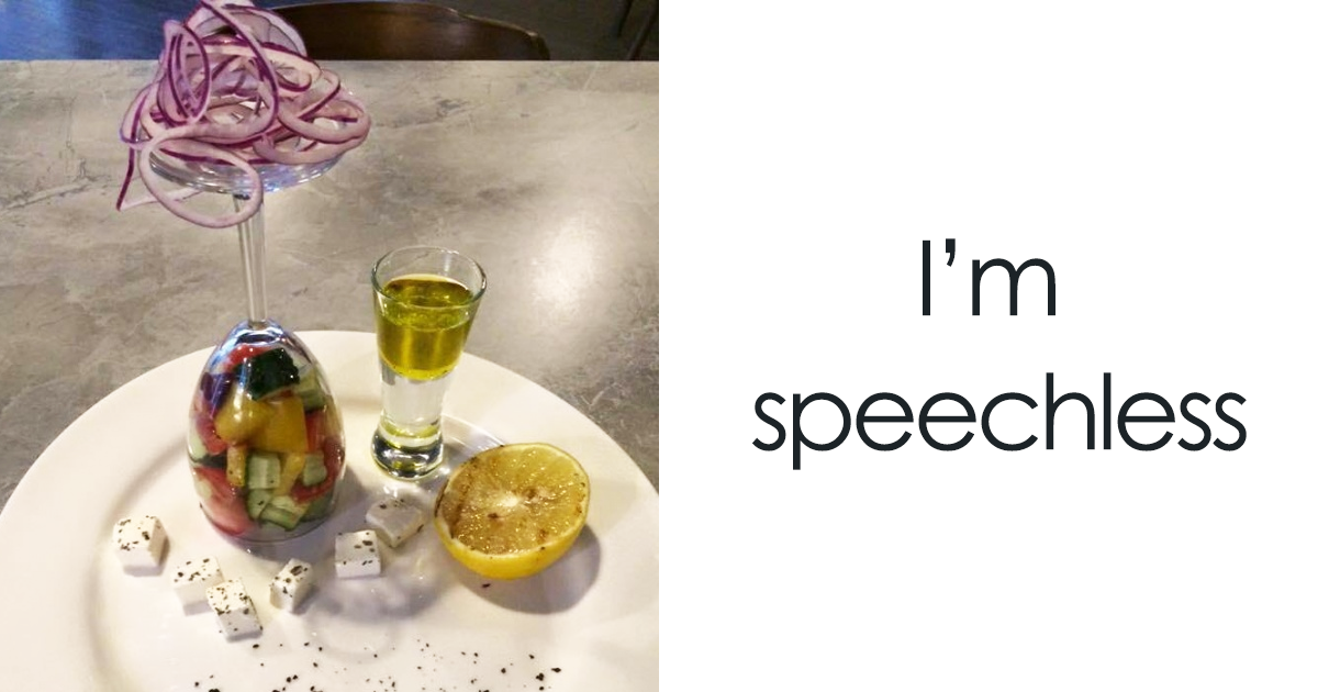 Image for 10+ Times Restaurants Went Too Far With Food Serving | Bored Panda