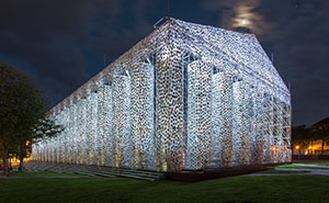 Artist Uses 100,000 Banned Books To Build A Full-Size Parthenon At Historic Nazi Book Burning Site