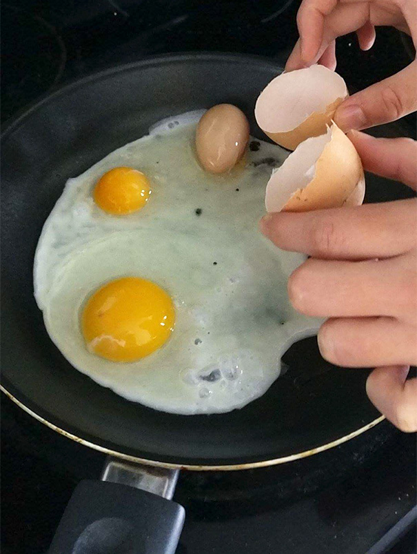 My Friend's Egg Had Another Tiny Egg Inside Of It