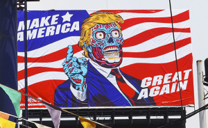 No American Billboard Company Dared To Display My Trump Art. Turns Out Only Mexico Had The Cojones!