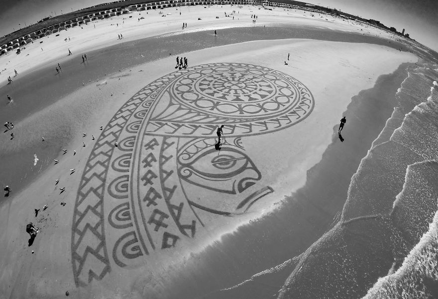 Dutch Beach Art