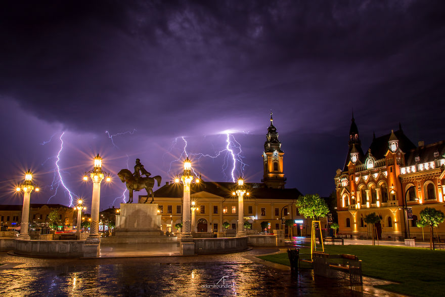  spent years photographing thunderstorms hometown oradea romania 