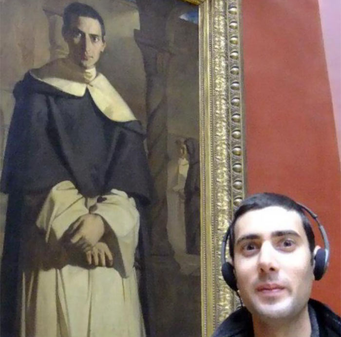 My Best Mate Went To The Louvre And Discovered A Painting Of Him Done Many Years Before
