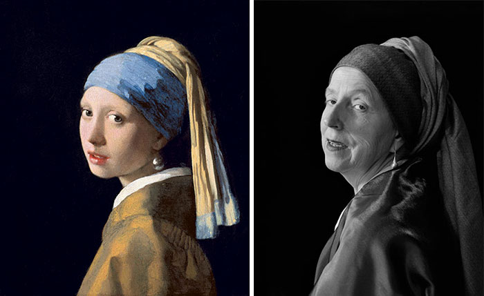 66-Year-Old Photographer Recreates Famous Paintings In Self-Portraits