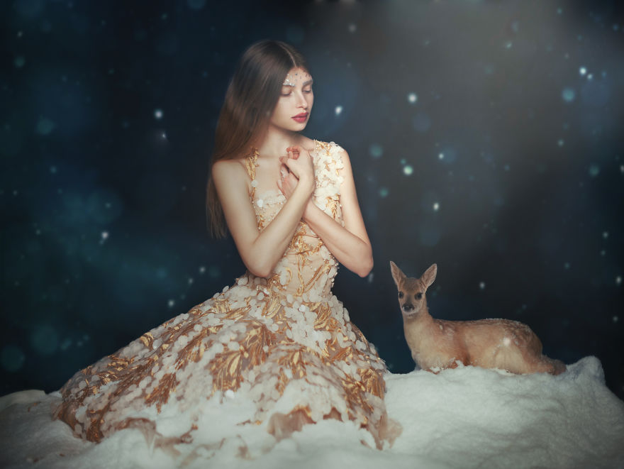  made fairytale-inspired winter shoot 