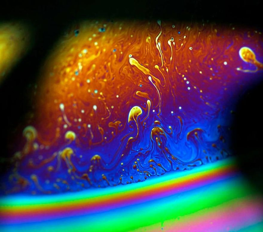 I Love The Colors Hidden In A Soap Bubbles. How Not To Get Bored In Winter?