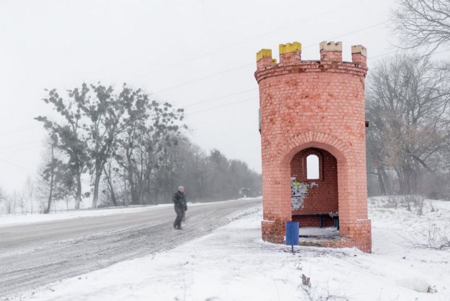 Photographer Travels To Post-Soviet Countries To Capture The Charm Of Old Bus Stops (New Pics)