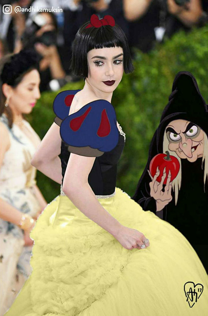 Artist Photoshops Disney Princesses Into Celebrity Photos