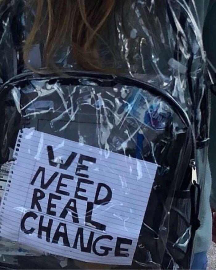 Transparent Backpacks Students Response