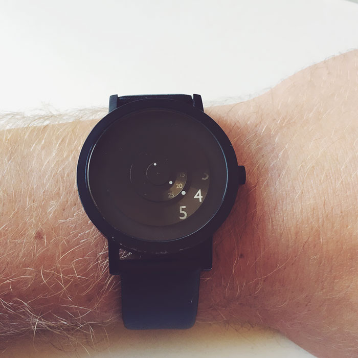 My Minimal Watch. It Only Shows What You Need To Know