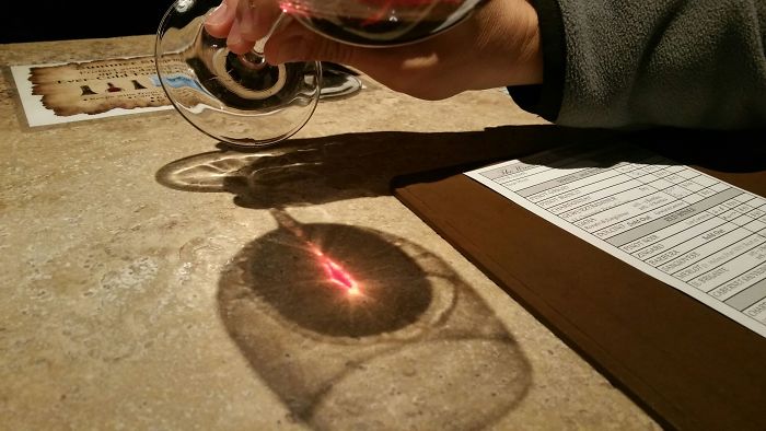 Found The Eye Of Sauron While Wine Tasting