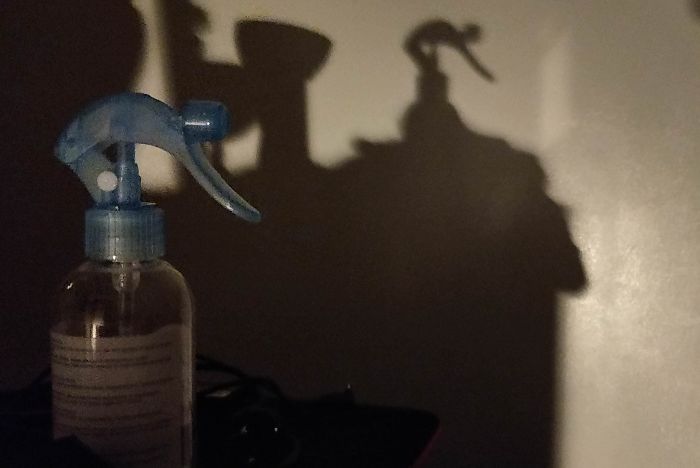 This Shadow Cast Looks Like A Man Going For A Dive