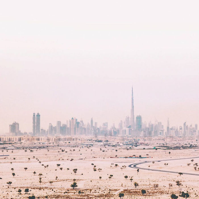 City In Haze (Dubai, United Arab Emirates)