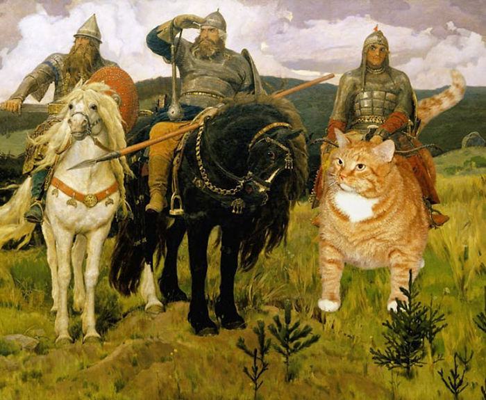 Famous-Paintings-Zarathustra-Fat-Cat-New-Art-Svetlana-Petrova
