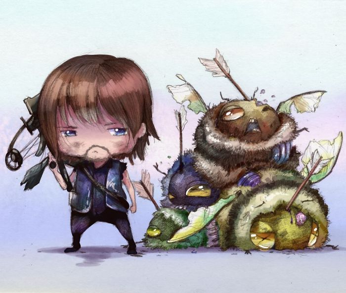 Daryl Dixon And Zombees