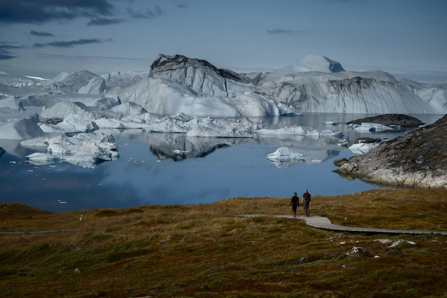  photographed ilulissat greenland town surreal landscapes 