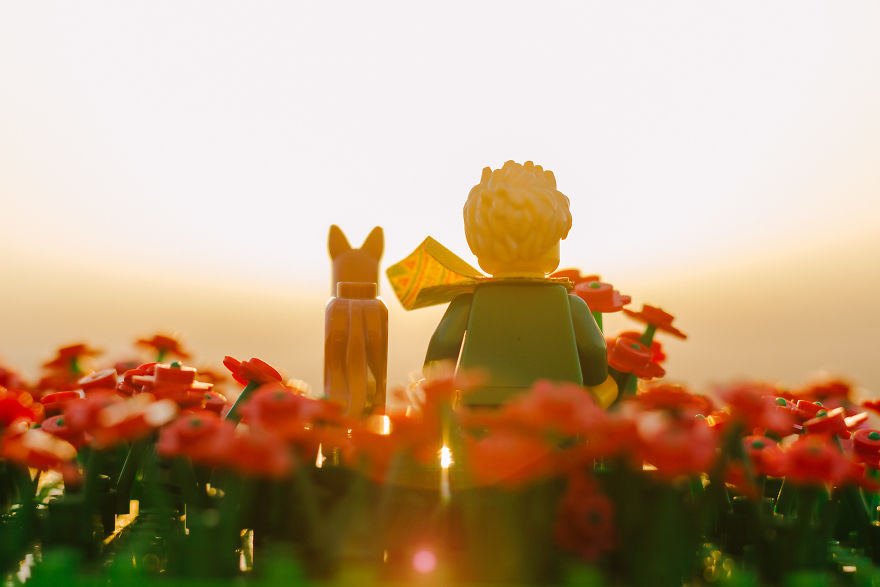 Photographer Pictures Iconic Scenes From The Book The Little Prince With Lego