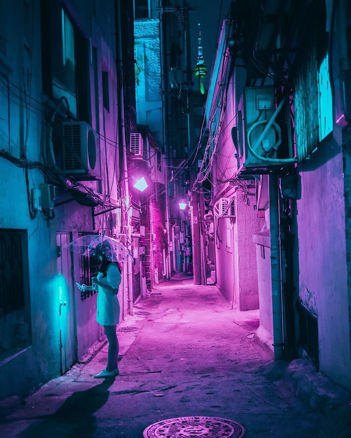 20+ Photos From Neon Hunting In A Cyberpunk City Tour