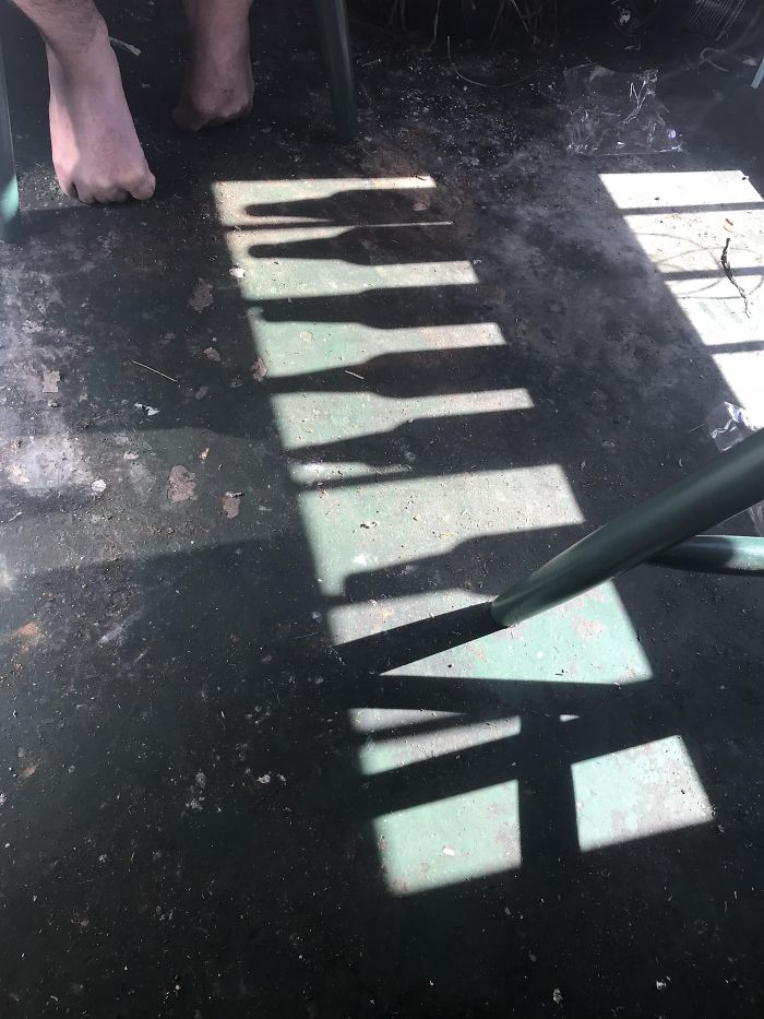The Way This Shadow Looks Like A Piano
