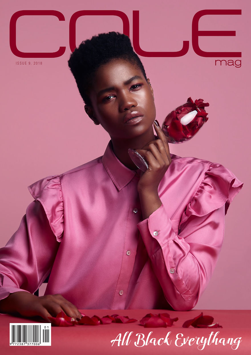 Cole Magazines All Black Model Fashion Issue