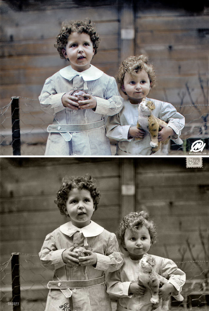 Titanic Orphans, Brothers Michel And Edmond Navratil, 1912. They Were The Only Children To Be Rescued From The Titanic Without A Parent Or Guardian
