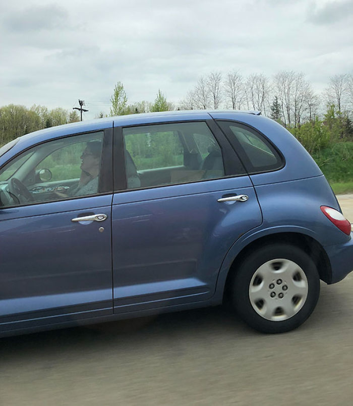 75-80mph, Holding A Plate With A Fork And Knife And Talking On The Phone