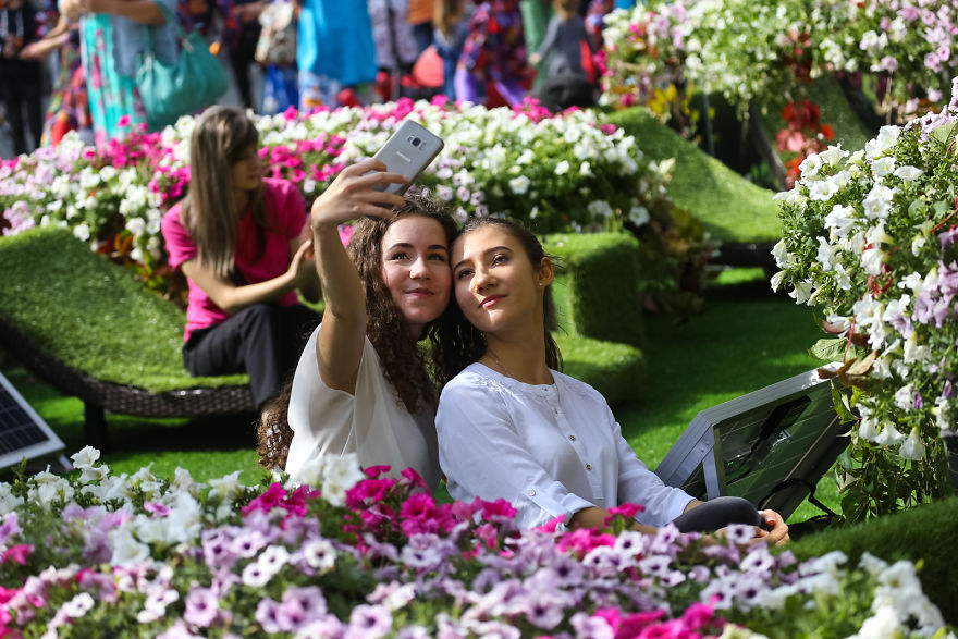 Flower Jam Festival In Moscow