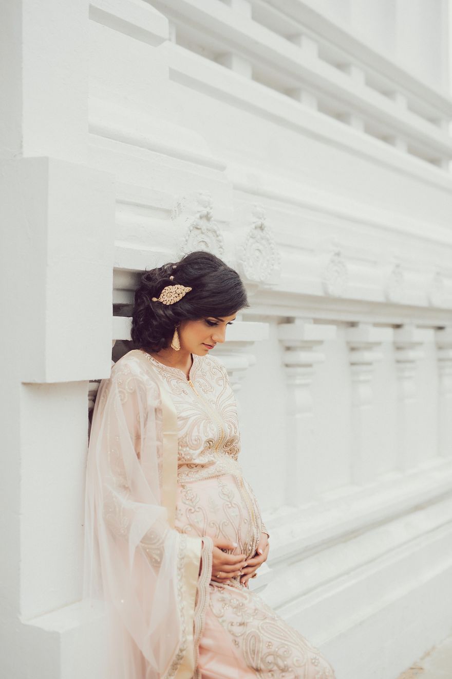 I Take Maternity Pictures Inspired By Indian Culture