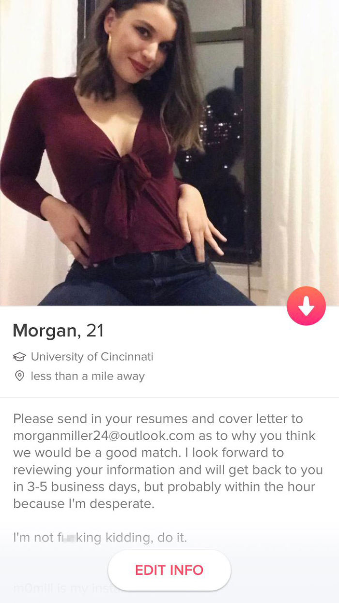 Tinder best profiles of 30 Of