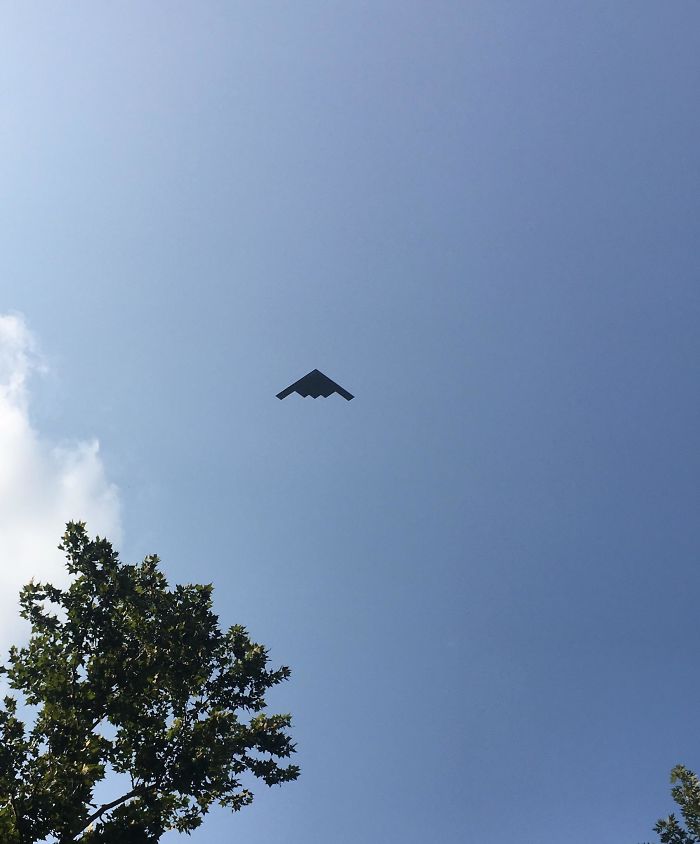 A B2 Flew Directly Over Me Today
