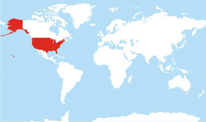 Amazingly Comprehensive Map Of Every Country In The World That Uses The Mmddyyyy Format