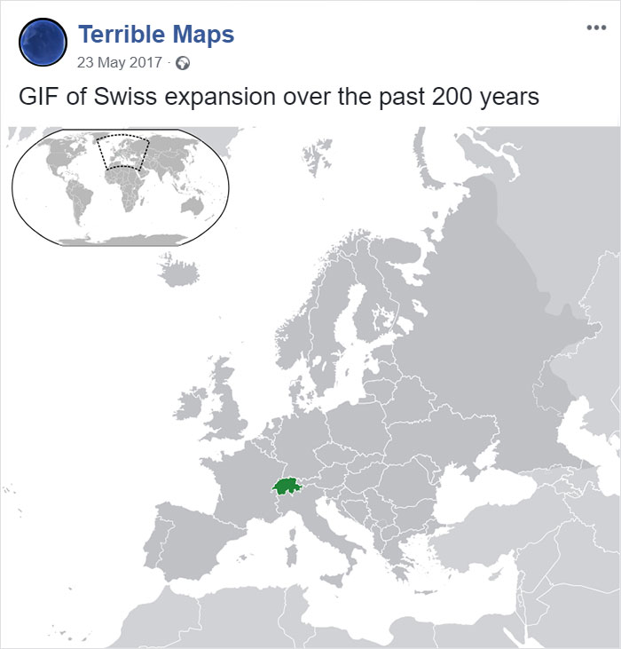 Gif Of Swiss Expansion Over The Past 200 Years