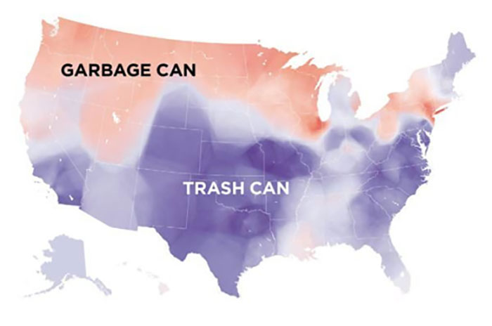 Garbage Can V Trash Can In The United States