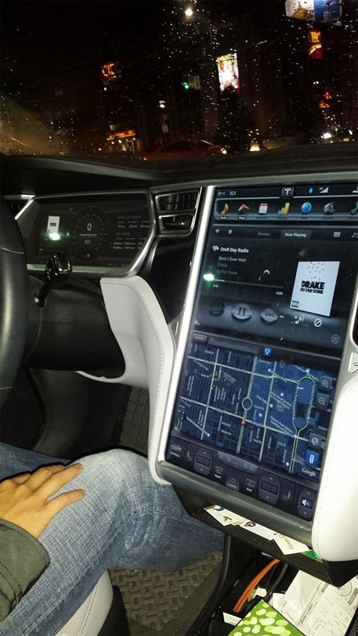 I Used Uber To Hail A Taxi, And This Guy Rolls Up In A Brand New Tesla S!