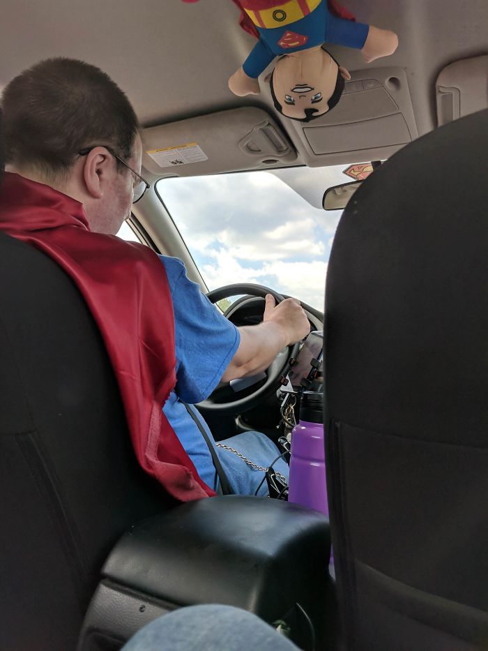 My Uber Driver Was Dressed Like Superman