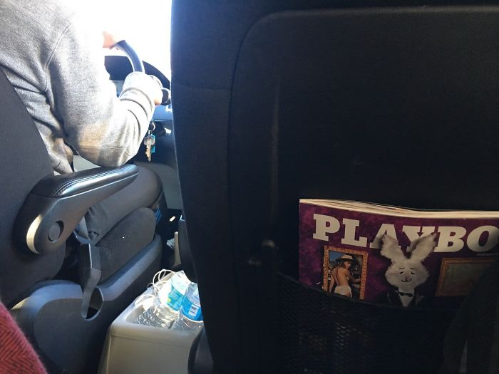 My Lyft Driver Offering Some In Flight Entertainment