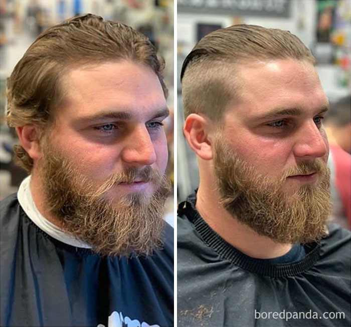 First Time At A Barbershop So We Gave Dale The Full Treatment!