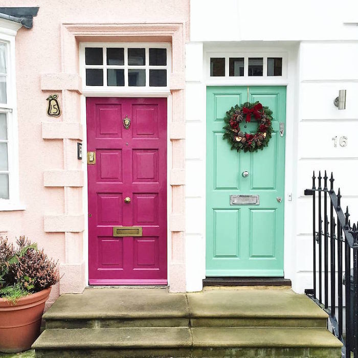Woman Captures Londons Most Beautiful Front Doors And They Look Straight Out Of A Wes Anderson Movie