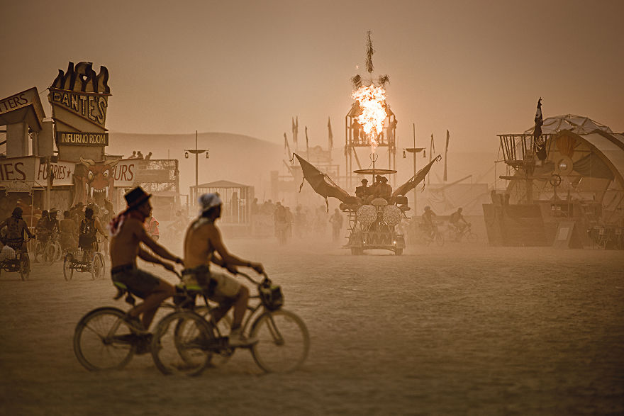 The Photos I Took At Burning Man Festivals On Three Different Continents Show How Different They Are