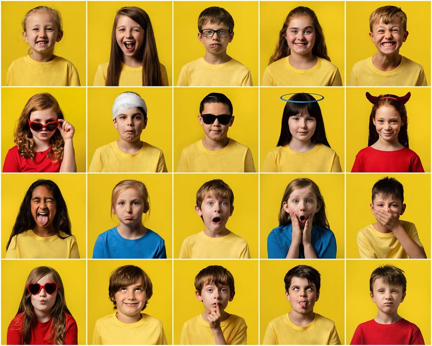  photographed kids their favorite emoji results 