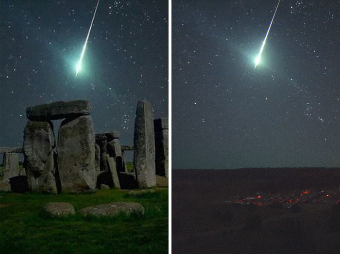 A Meteor Over Stonehenge