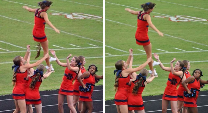 Viral Photo Of A Pooping Cheerleader