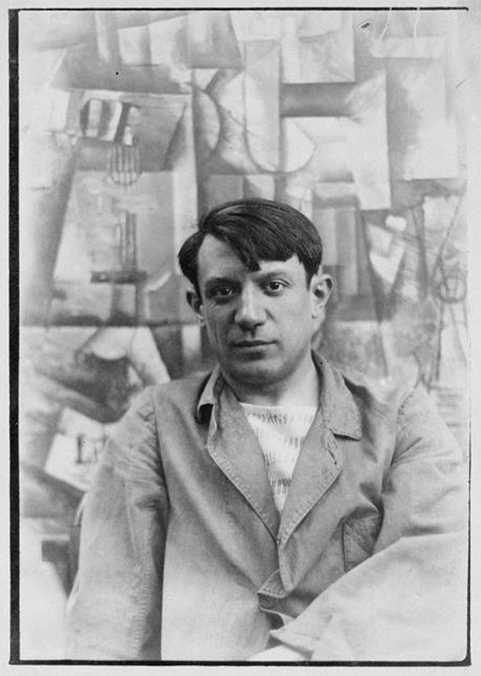 Pablo Picasso And His Revolver