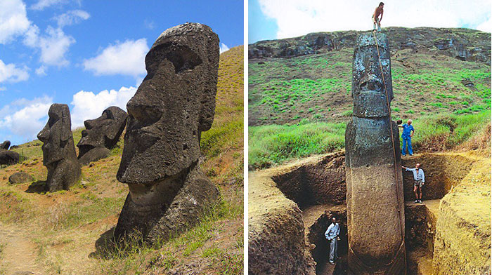 The Giant Heads Of Easter Island Do Have Bodies